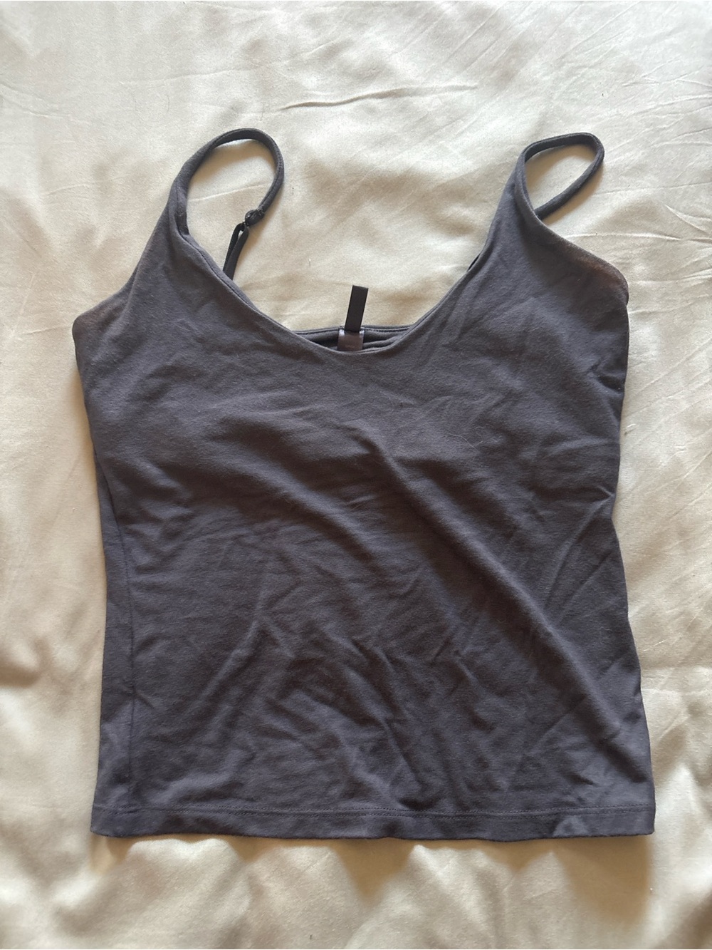 SKIMS Charcoal Gray Slim Scoop Neck Camisole